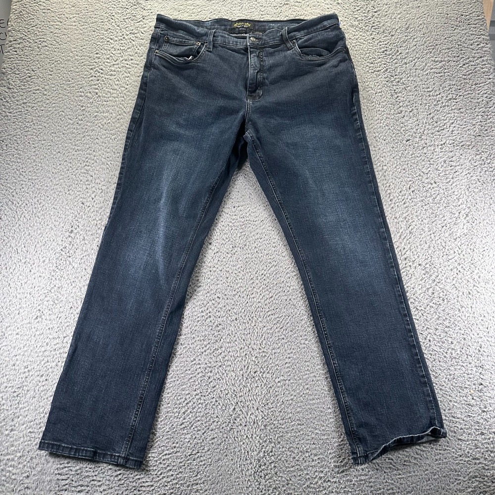 Urban Star Estilo Jeans Mens 38x32 Blue‎ Cotton Denim Straight Workwear Stretch